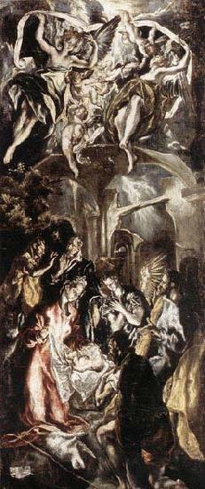 GRECO, El Adoration of the Shepherds Sweden oil painting art